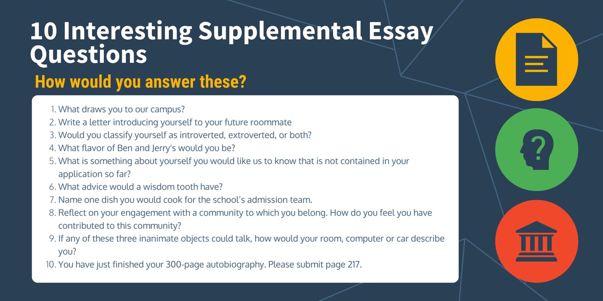 10 supplemental essays
