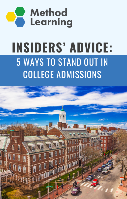 Ebook Insiders Advice 5 Ways to stand out in admissions