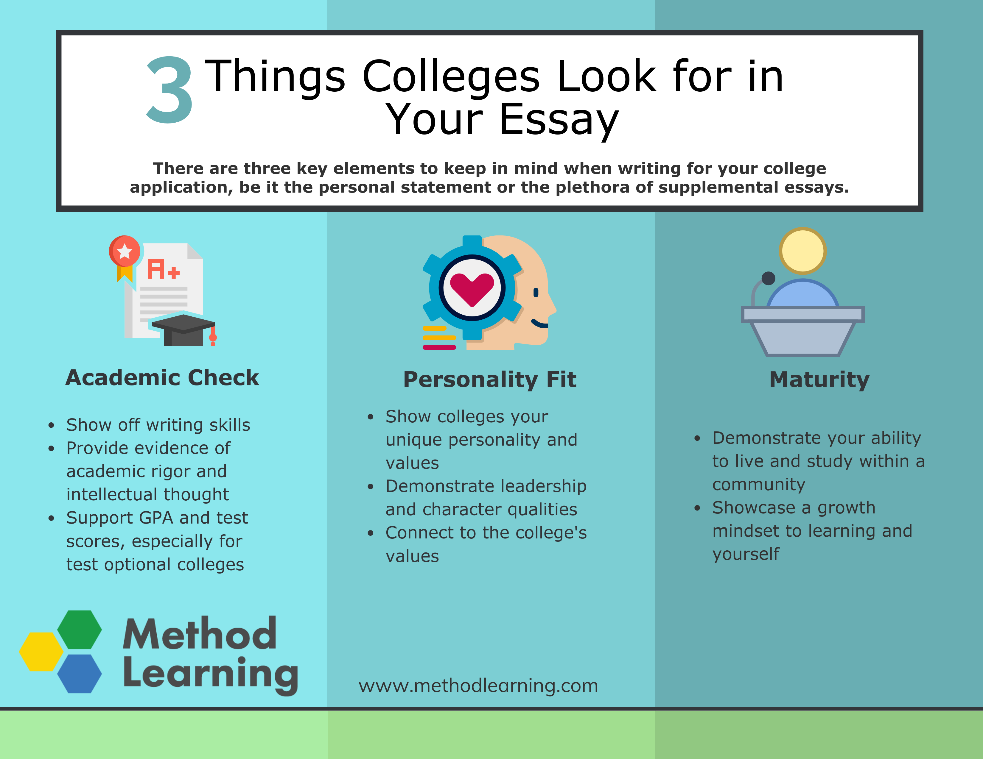 Method 3 Things Essay